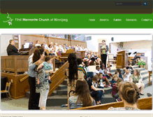 Tablet Screenshot of firstmennonitechurch.ca